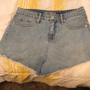 High waisted shorts